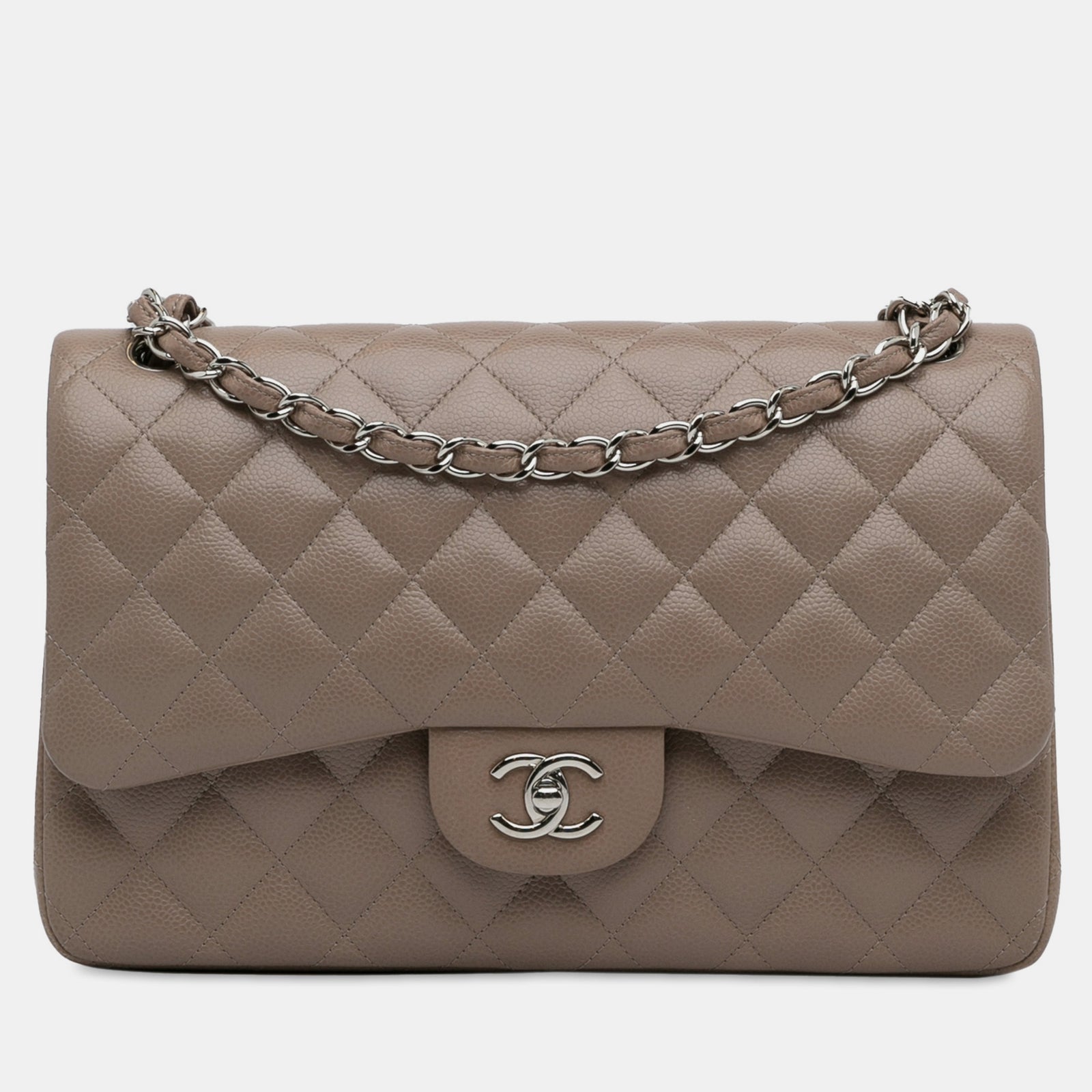 Chanel Jumbo Classic Caviar Double Flap Bag