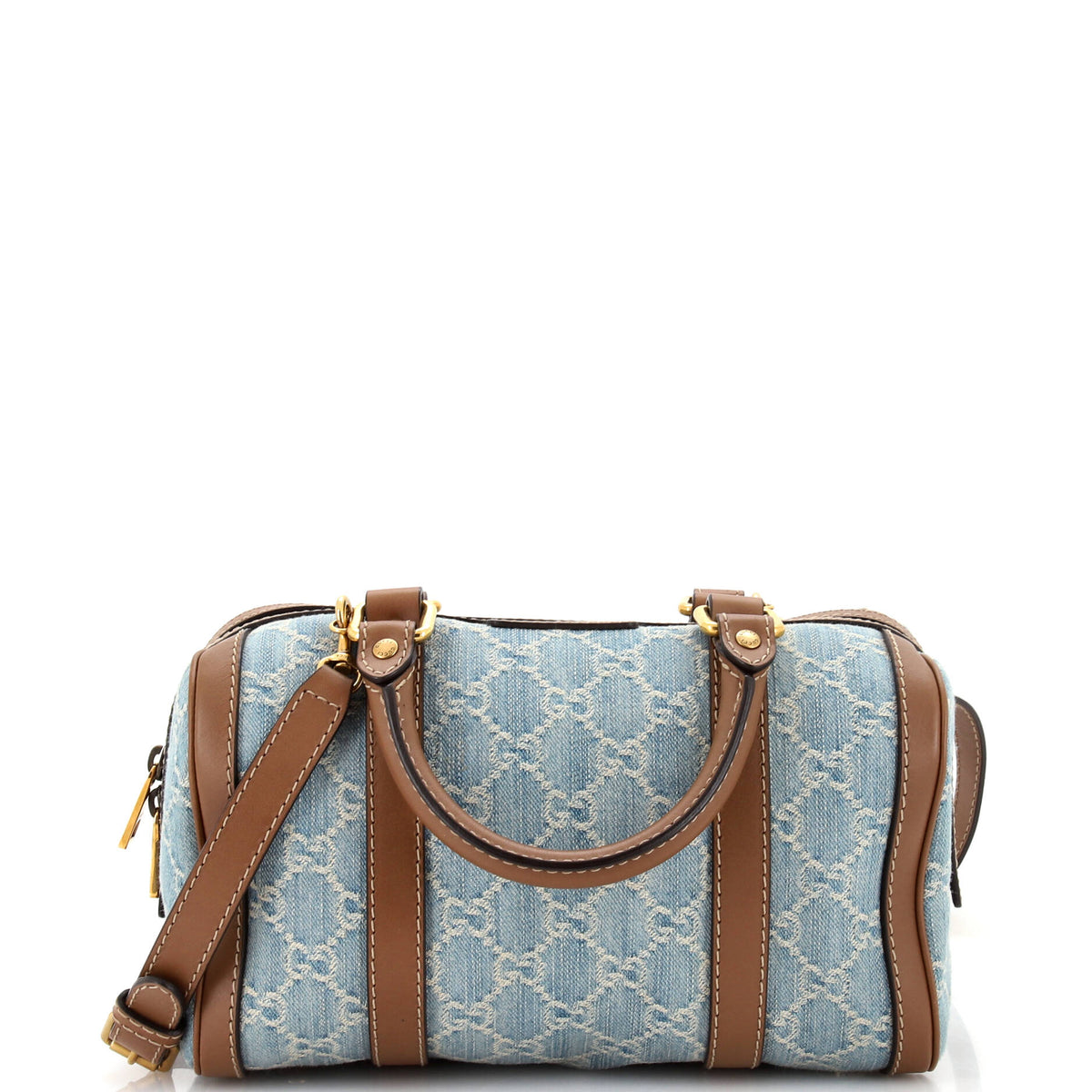 Gucci GUCCI Convertible Joy Boston Bag GG Denim Small