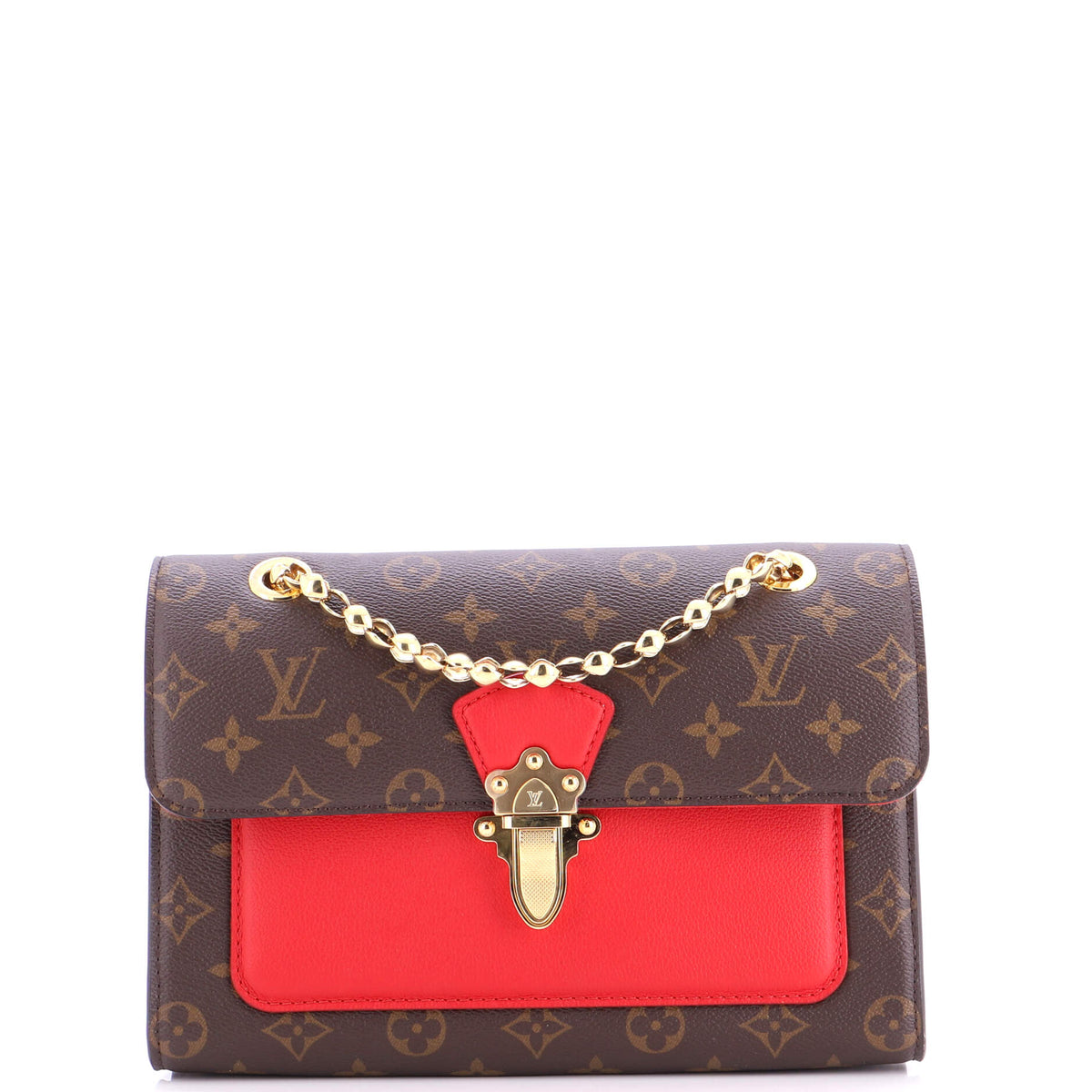 Louis Vuitton Victoire Handbag Monogram Canvas and Leather