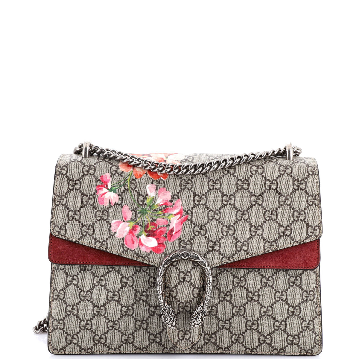 Gucci GUCCI Dionysus Bag Blooms Print GG Coated Canvas Medium