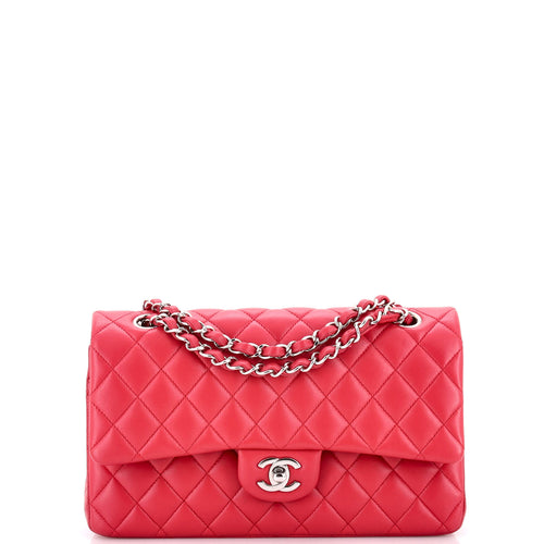 CHANEL Classic Double Flap Bag Quilted Lambskin Medium