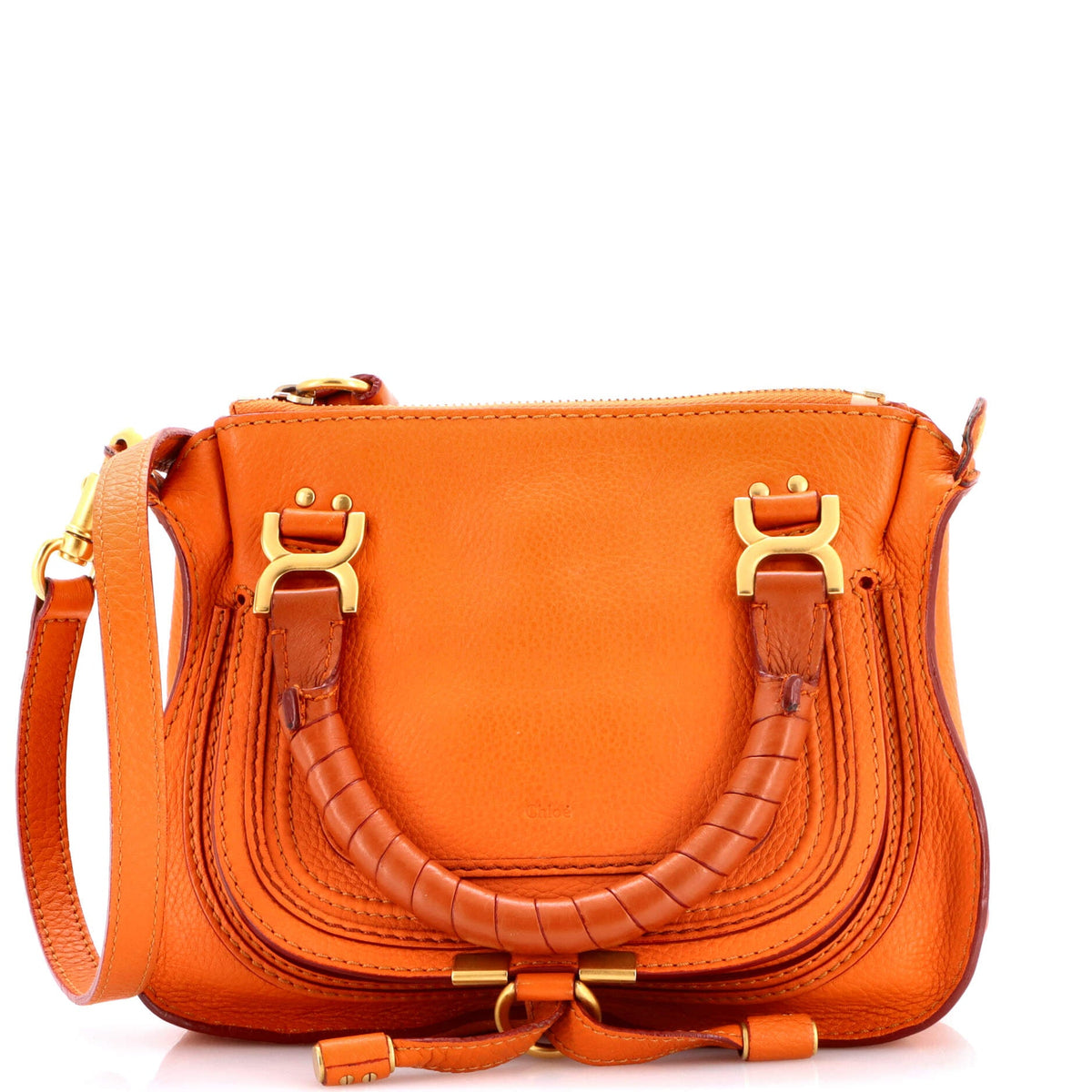 Chloe CHLOE Marcie Satchel Leather Baby