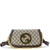 GUCCI Blondie NM Chain Flap Bag GG Coated Canvas Small