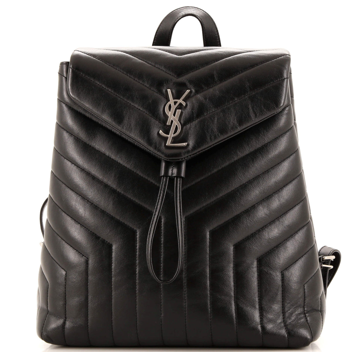 Saint Laurent LouLou Backpack Matelasse Chevron Leather Medium