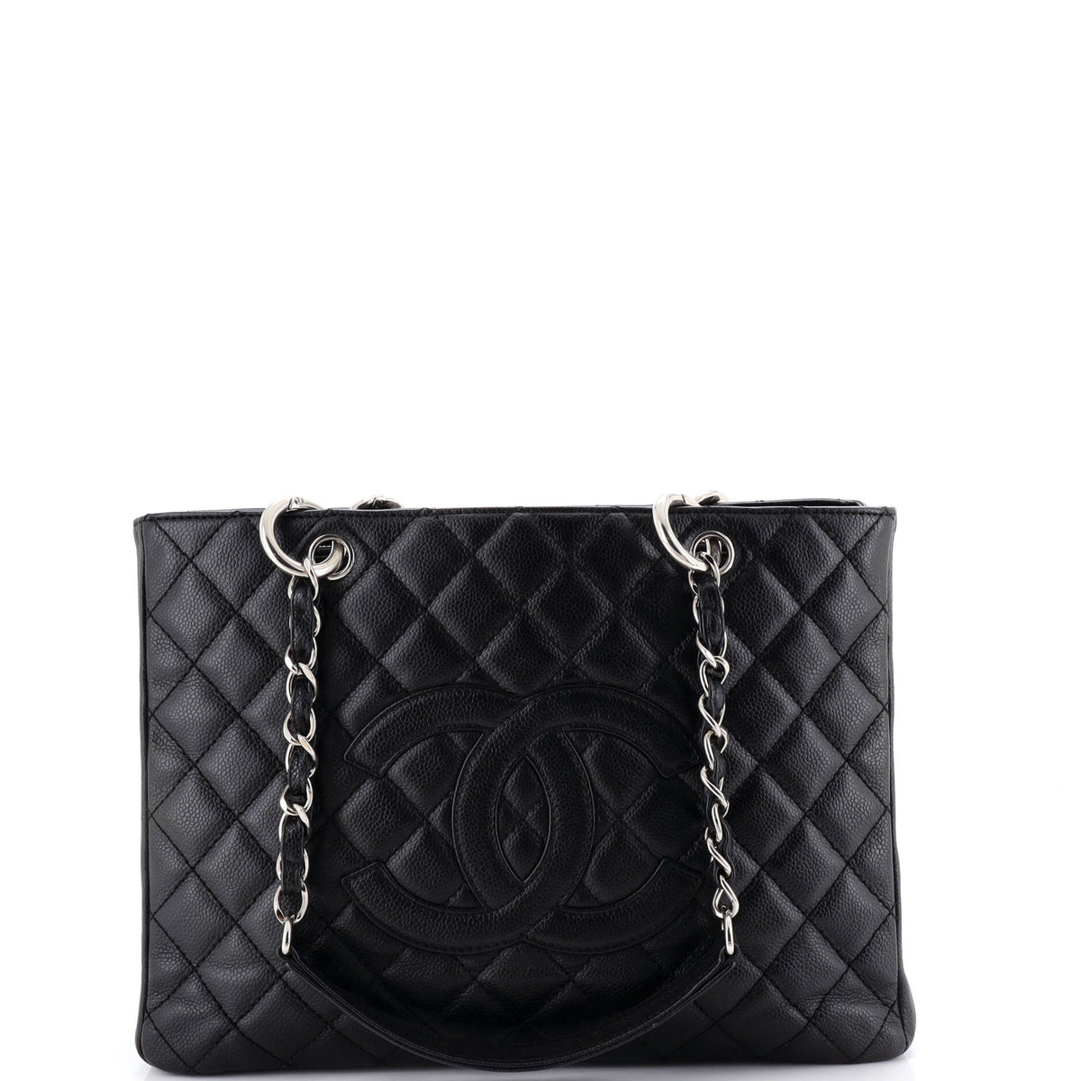 Chanel CHANEL Grand Shopping Tote Quilted Caviar