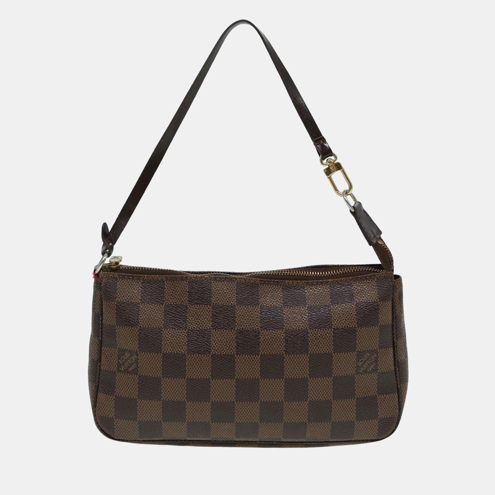 Louis Vuitton Braune Canvas Pochette Accessoires Clutches