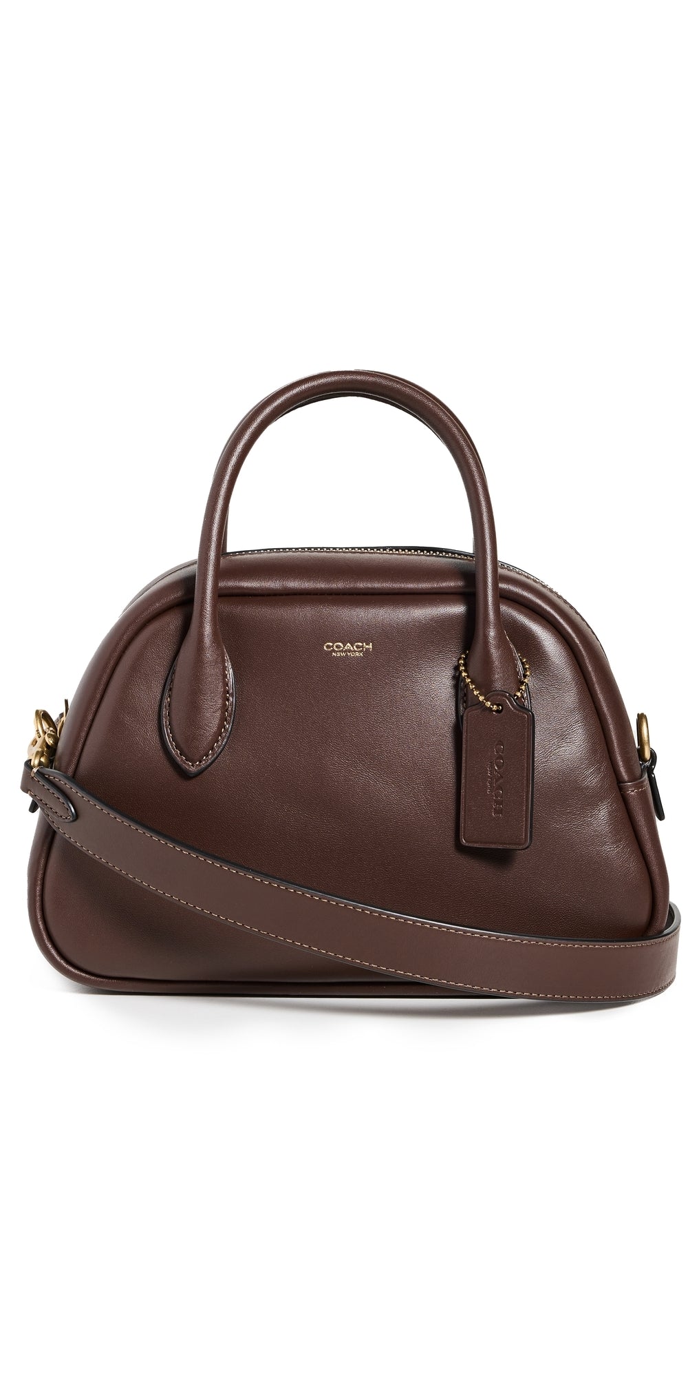 Coach Glovetanned Borough Bowling Bag B4/Maple One Size