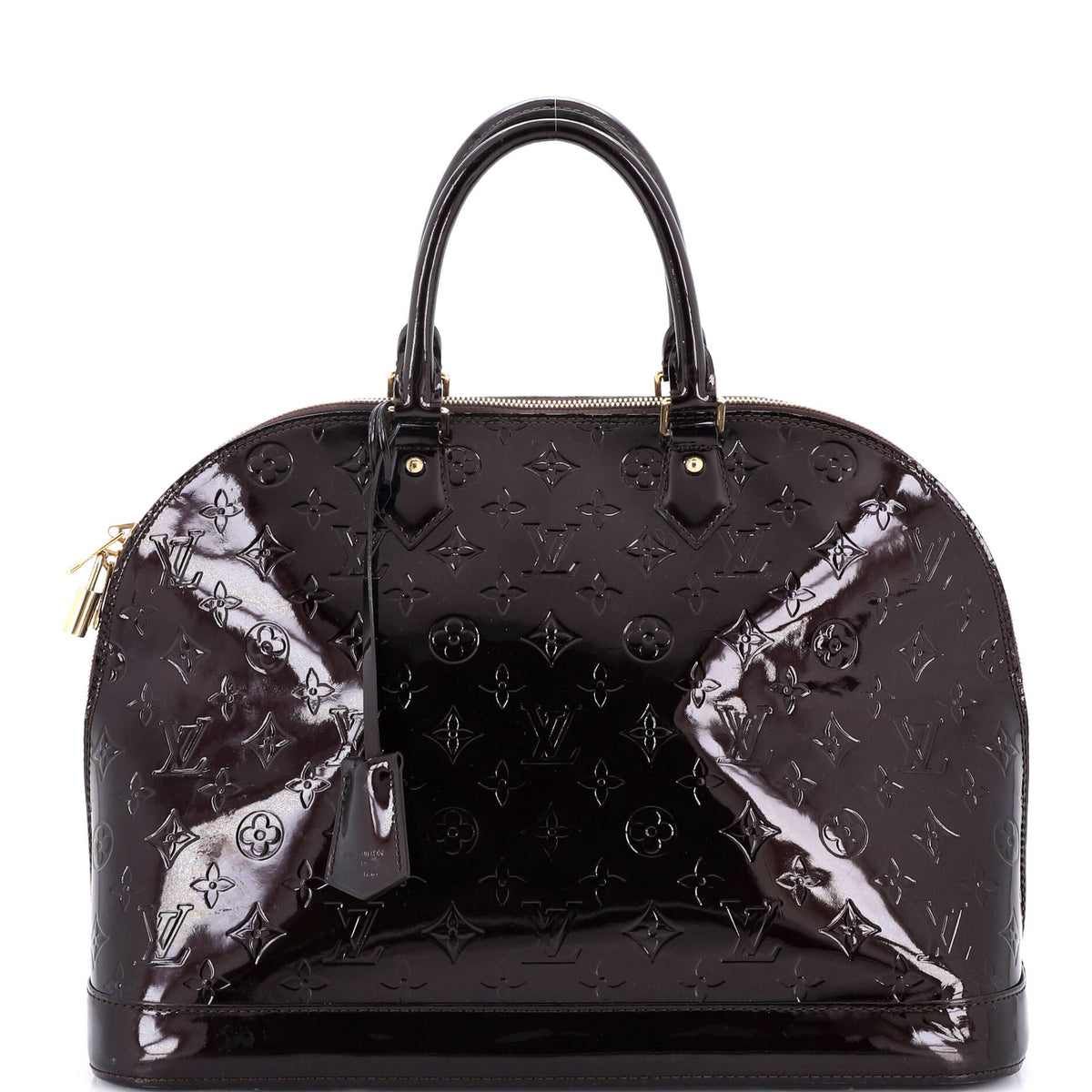 Louis Vuitton Alma Handbag Monogram Vernis GM
