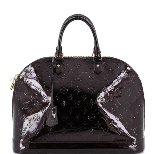 Alma Handbag Monogram Vernis GM