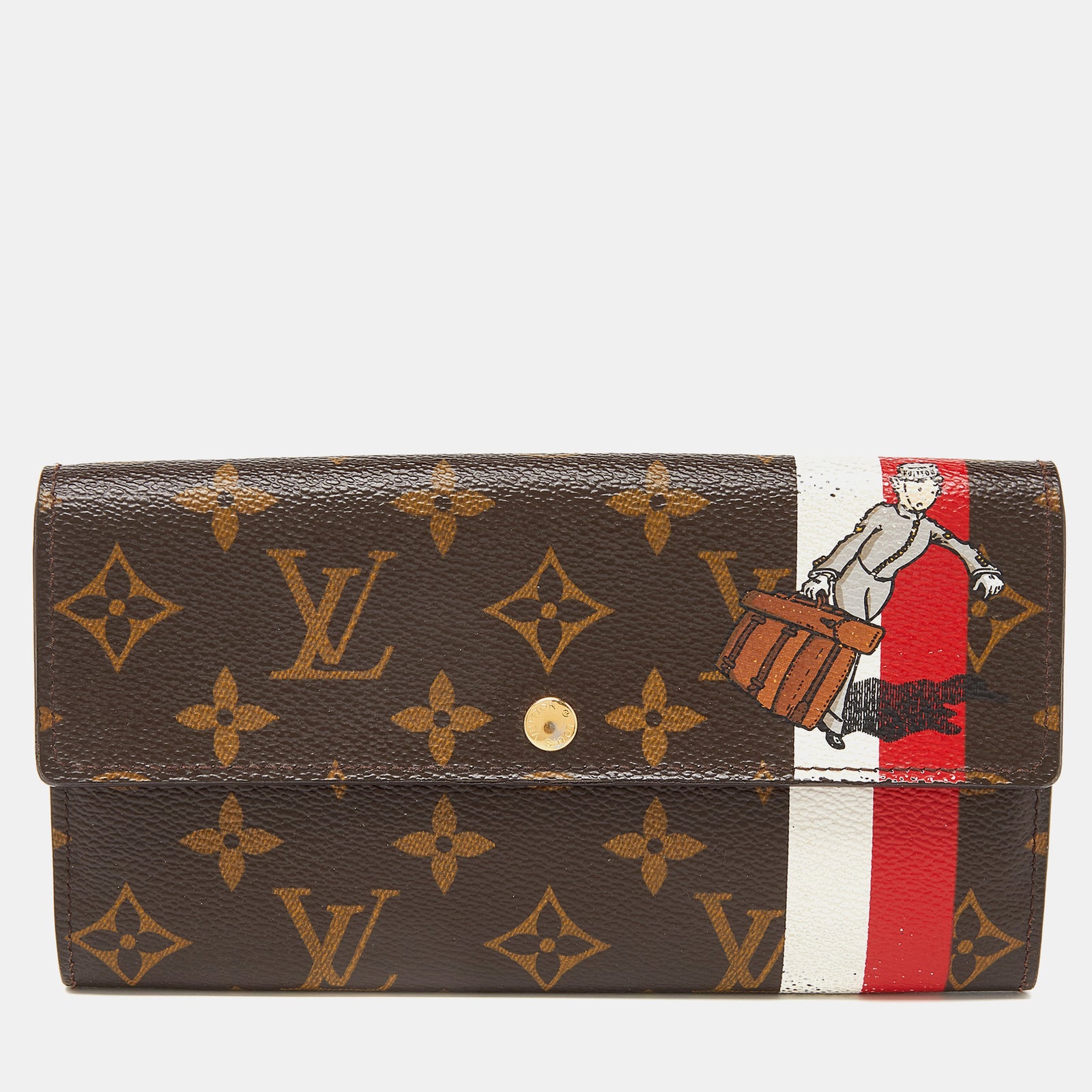 Louis Vuitton Monogramm-Canvas-Geldbörse „Groom Sarah“ in limitierter Auflage