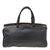 Dark Grey/Black Leather Satchel