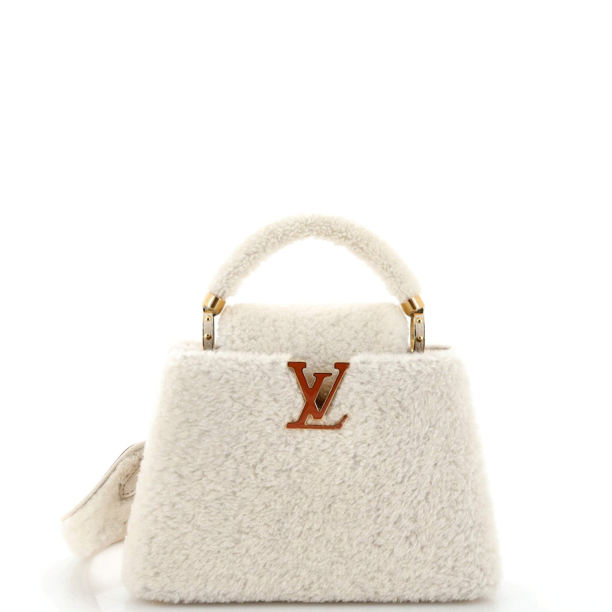 Louis Vuitton Capucines Bag Shearling BB