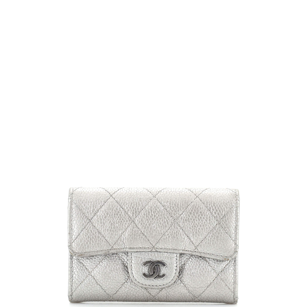 Chanel CHANEL Classic Flap Card Case Quilted Caviar