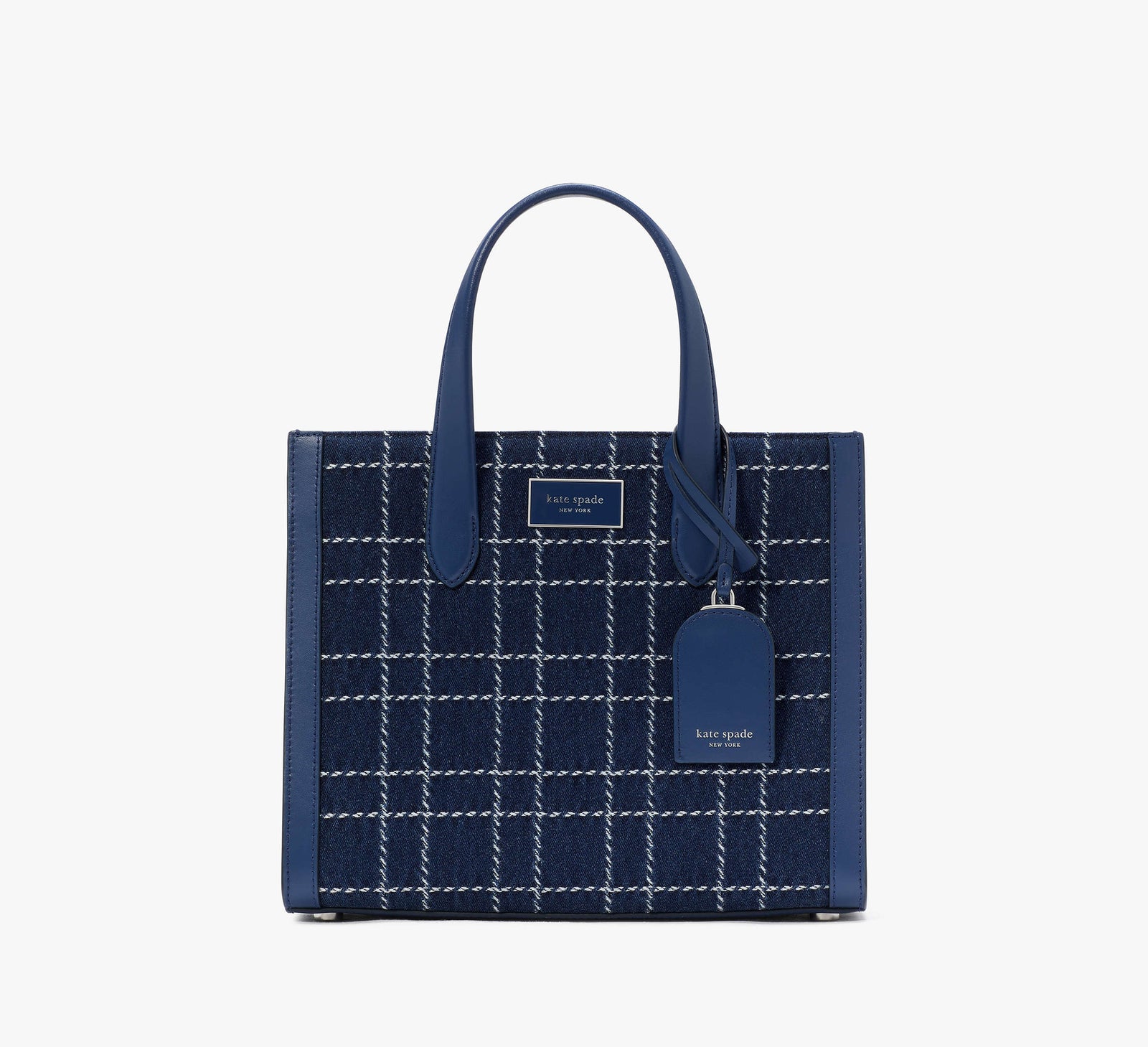 Kate Spade New York Manhattan Denim Check Small Tote