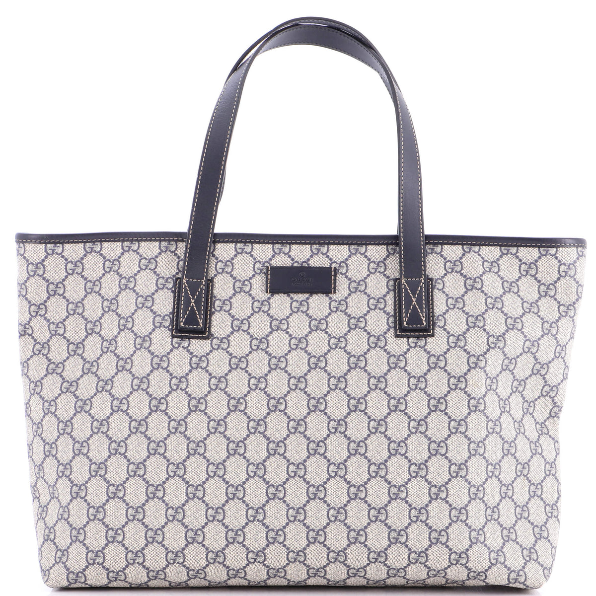 Gucci GUCCI Plus Tote GG Coated Canvas with Leather Medium