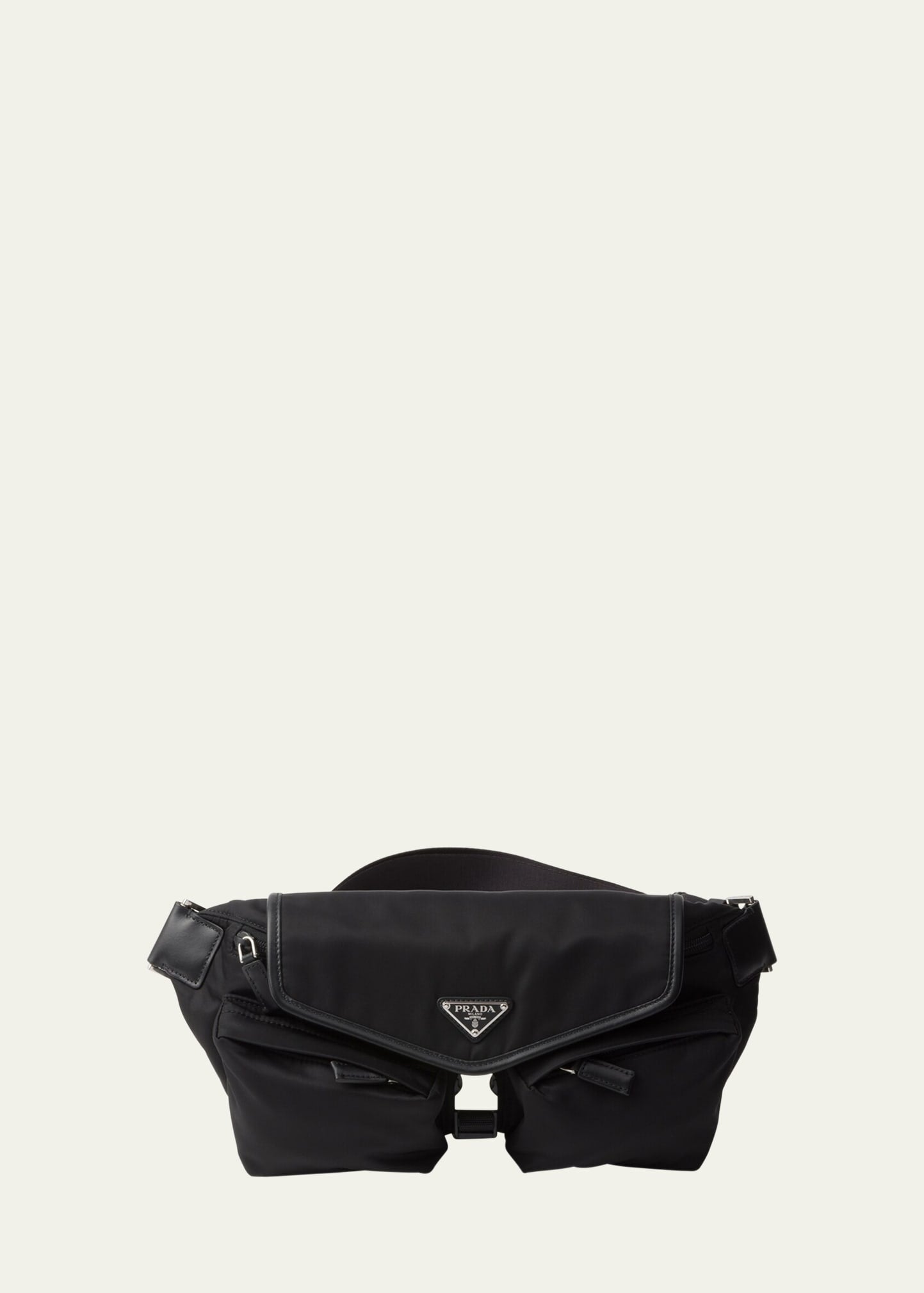 Prada Sac banane en nylon pour homme