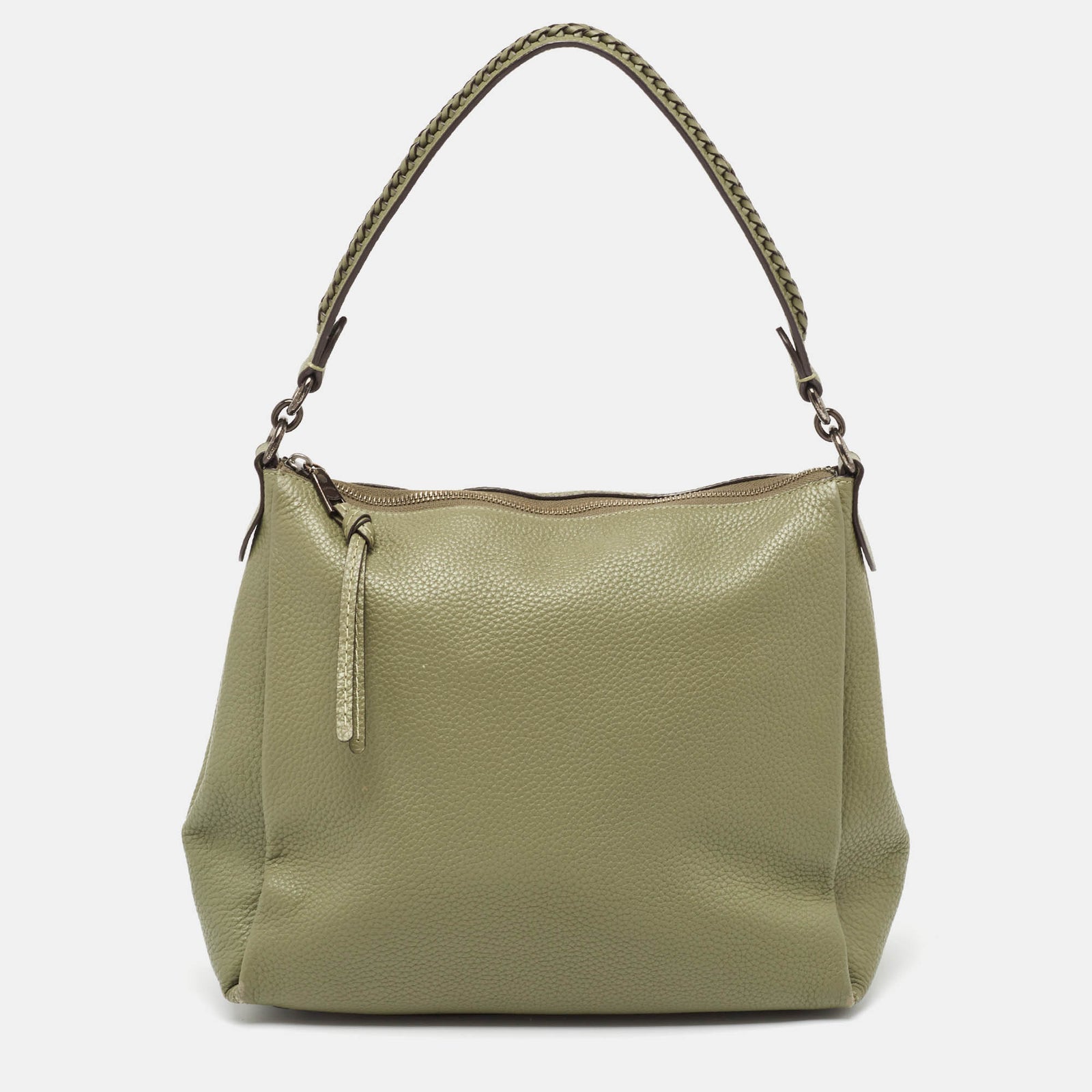 Coach Olive Green Leather Shay Shoulder Bag