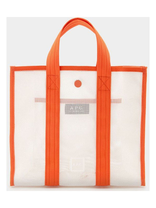 Women's Louise Small Shopper Tote Bag in Orange | PVAAI Color M61906