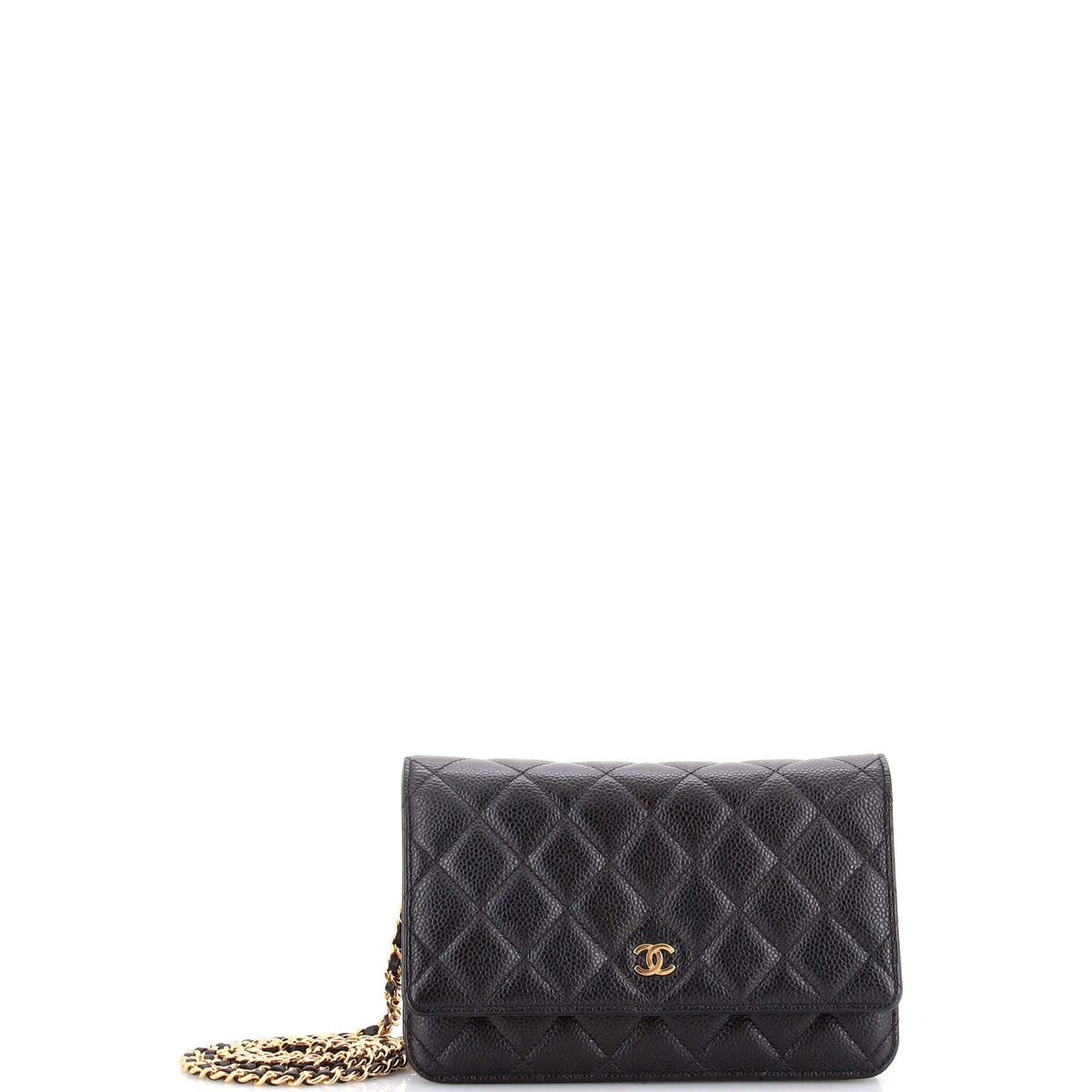 Chanel CHANEL Wallet on Chain Quilted Caviar