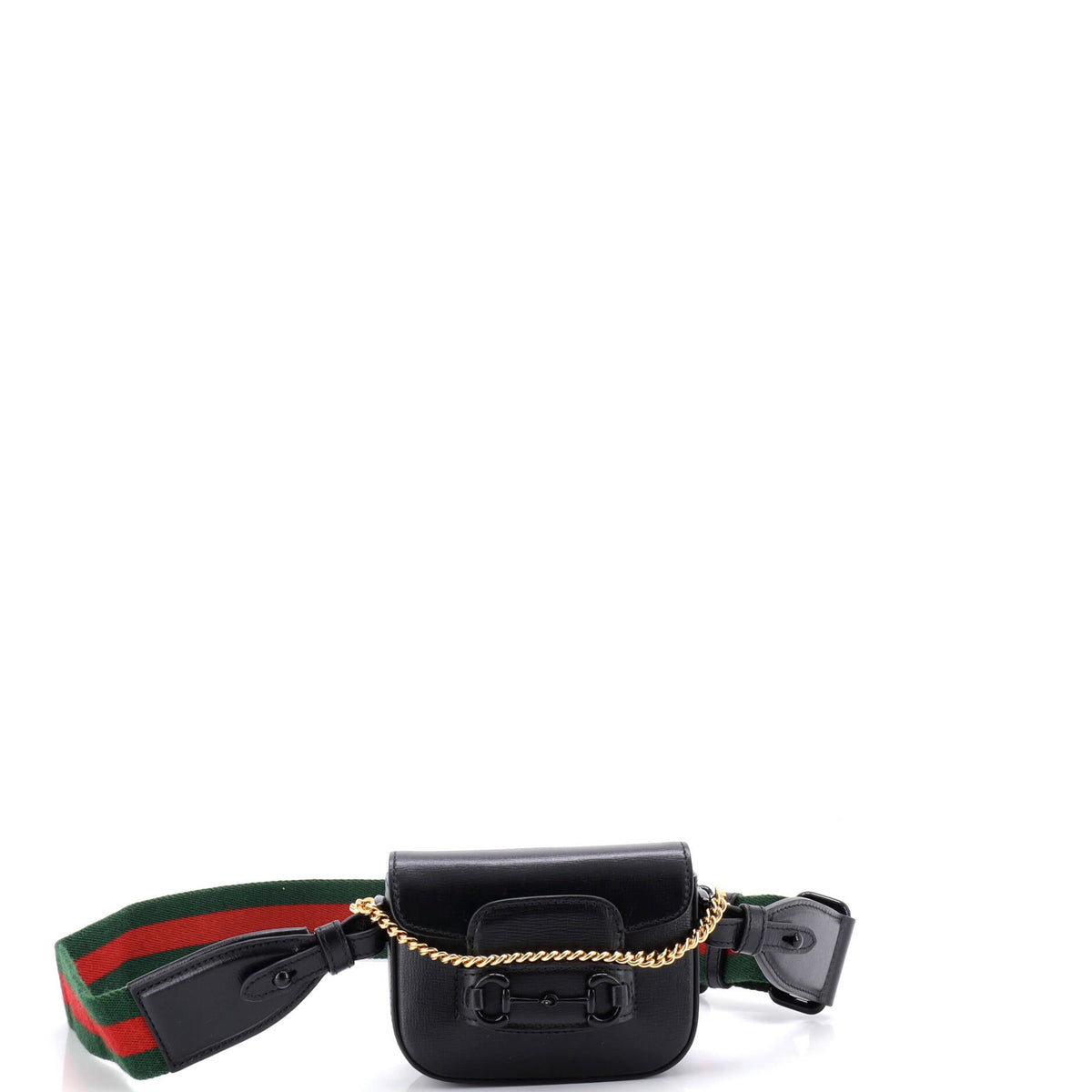 Gucci GUCCI Horsebit 1955 Shoulder Bag Leather Super Mini