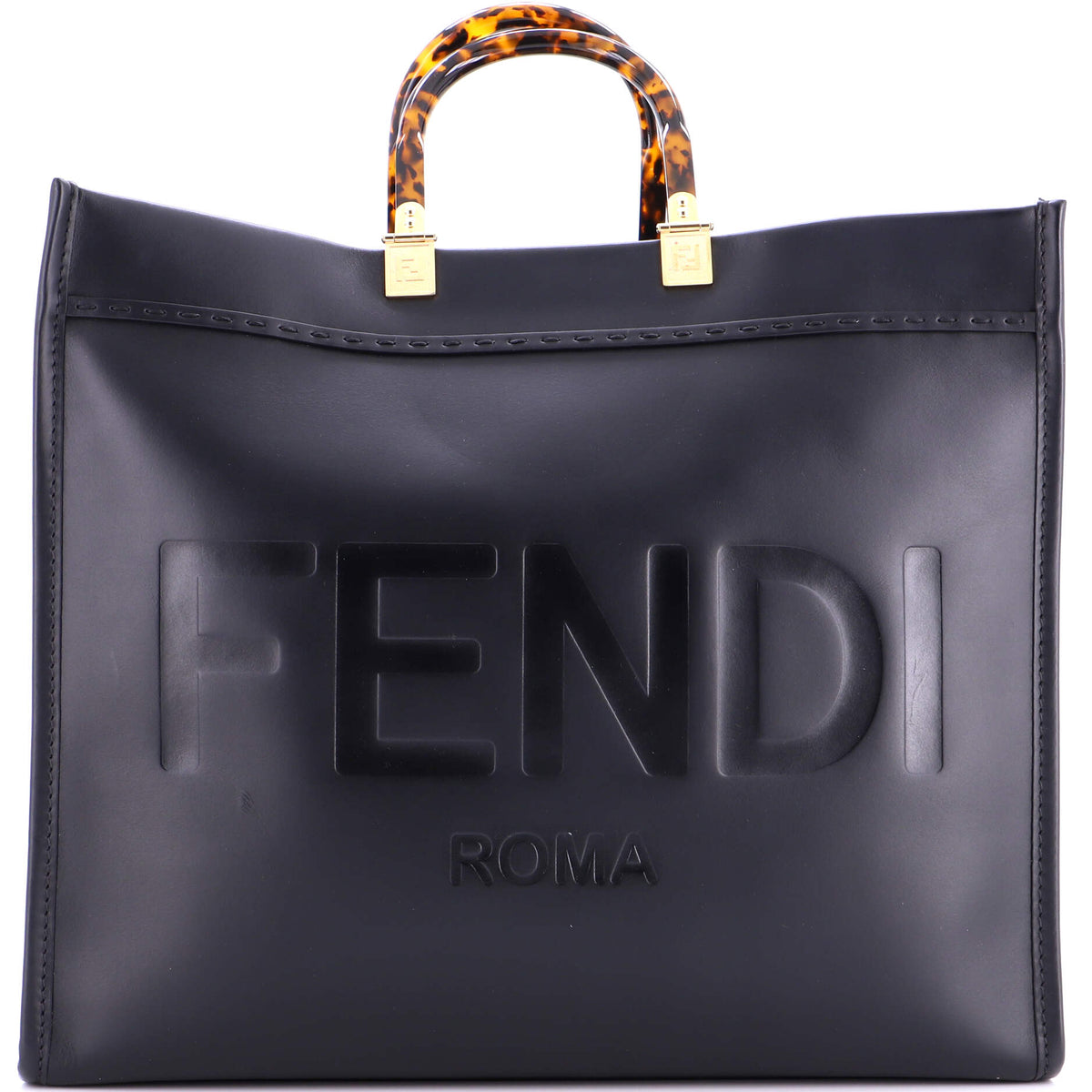 Fendi FENDI Sunshine Shopper Tote Leather Large