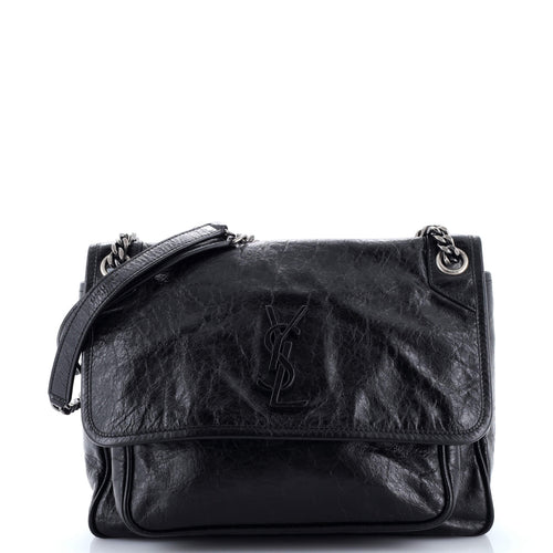 Niki Chain Flap Bag Leather Medium