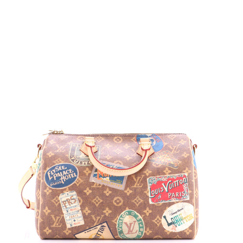 Speedy Bandouliere Bag Flight Mode Monogram Canvas 30
