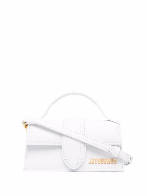 Women's Le Bambino Leather Handbag in White | Size UNI | 213BA006