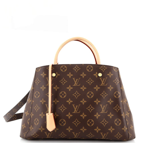 Montaigne Handbag Monogram Canvas MM