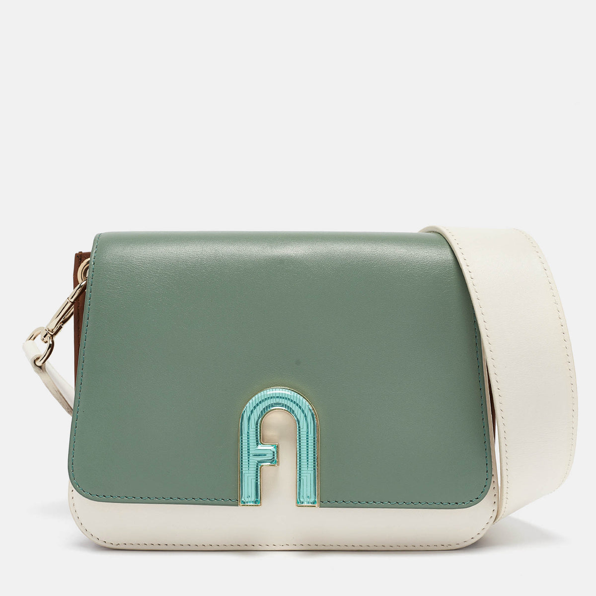 Furla Multicolor Leather Gemma Shoulder Bag
