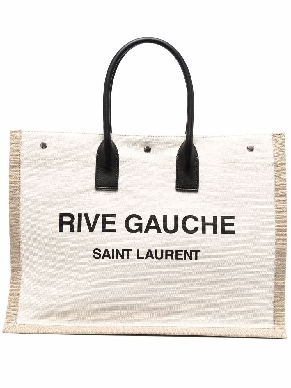 Saint Laurent Women's Canvas Tote Bag in Beige | 509415FAAVU Color 9054