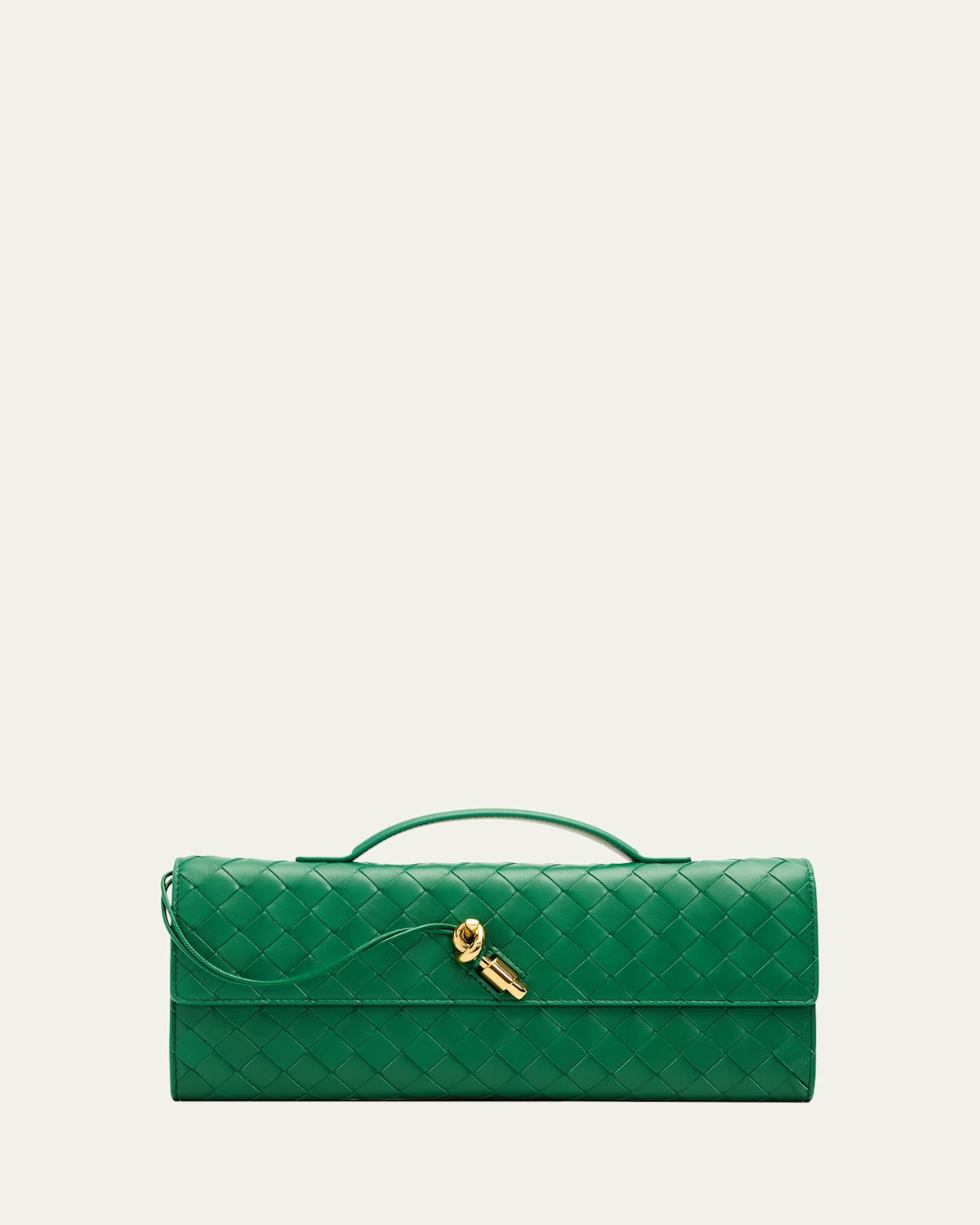 Bottega Veneta Long Andiamo Clutch Bag with Handle