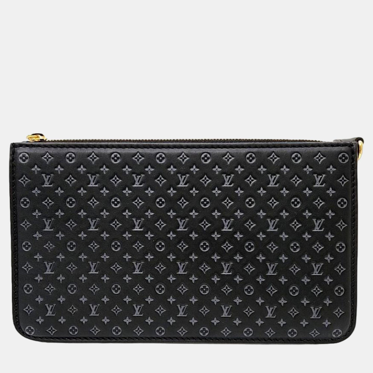 Louis Vuitton Black Nanogram Leather Lexingon Pouch