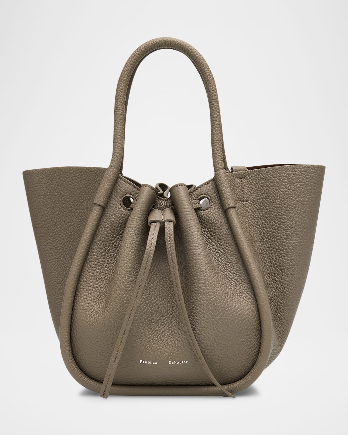 Proenza Schouler Small Ruched Leather Tote Bag
