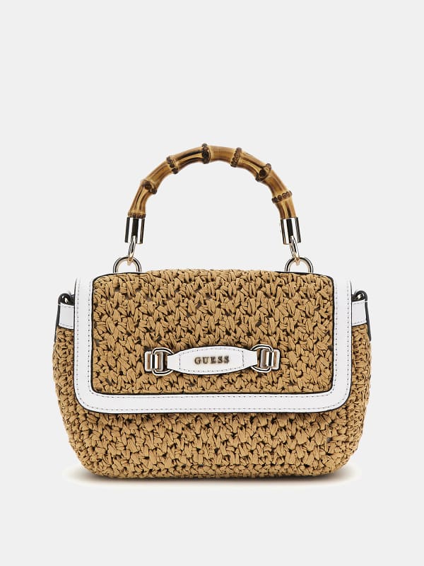 Guess Siria Straw Handbag