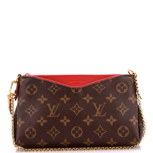Pallas Clutch Monogram Canvas with Leather