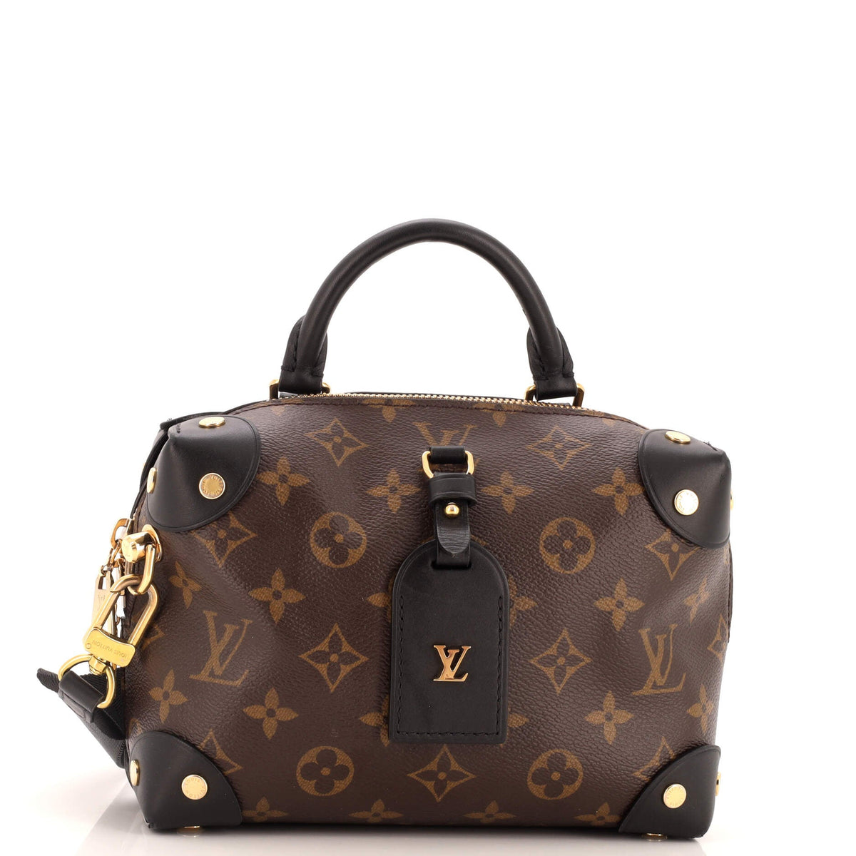 Louis Vuitton Petite Malle Souple Handbag Monogram Canvas