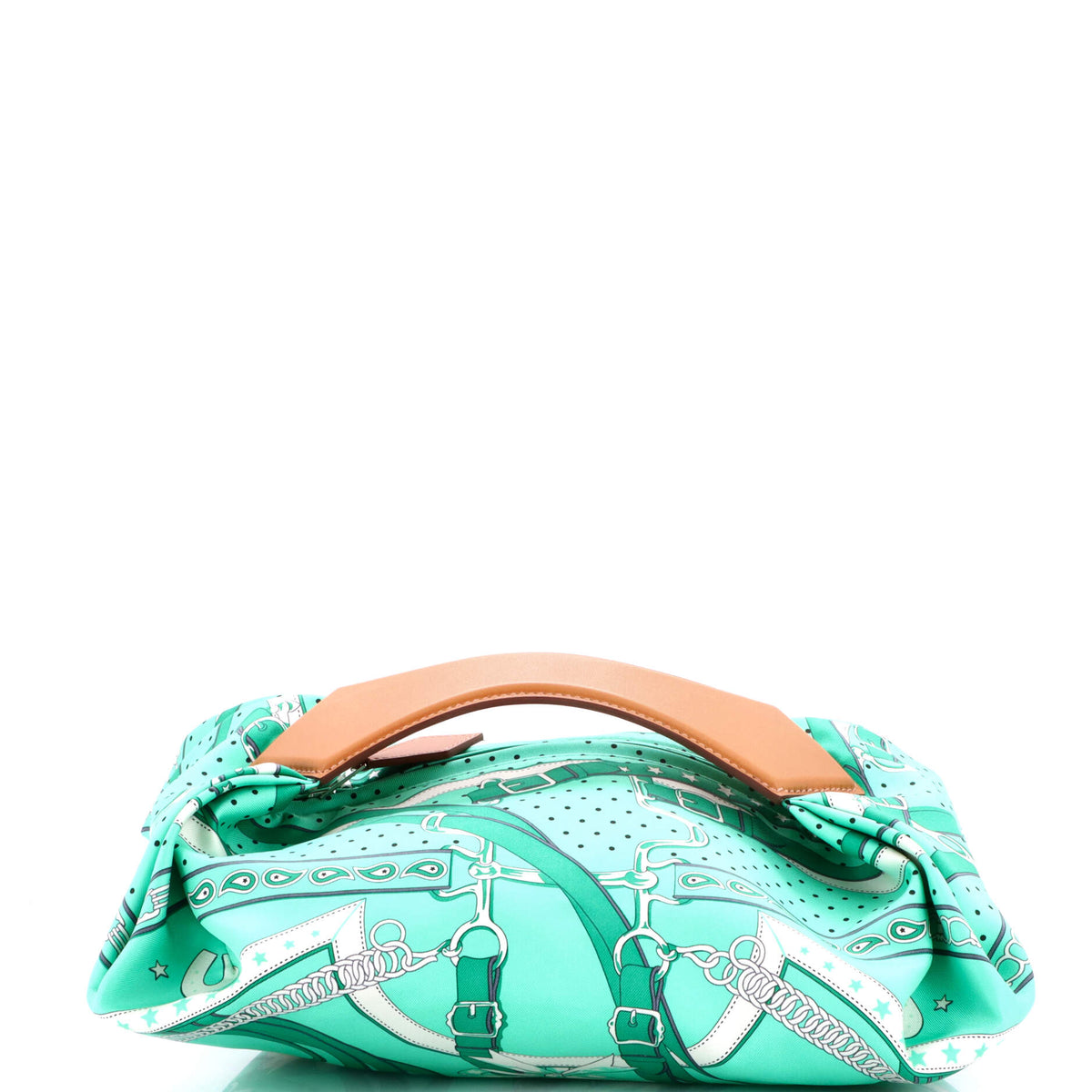Herm?s Balusoie Bag Printed Silk and Leather