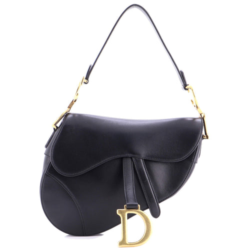 Saddle Handbag Leather Medium