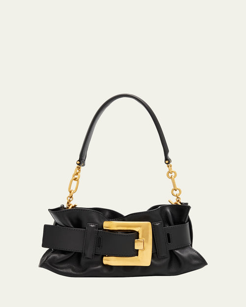 Anthem Mini Belted Leather Shoulder Bag