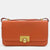 Orange Spazzolato Calfskin Leather BV Classic Shoulder Bag