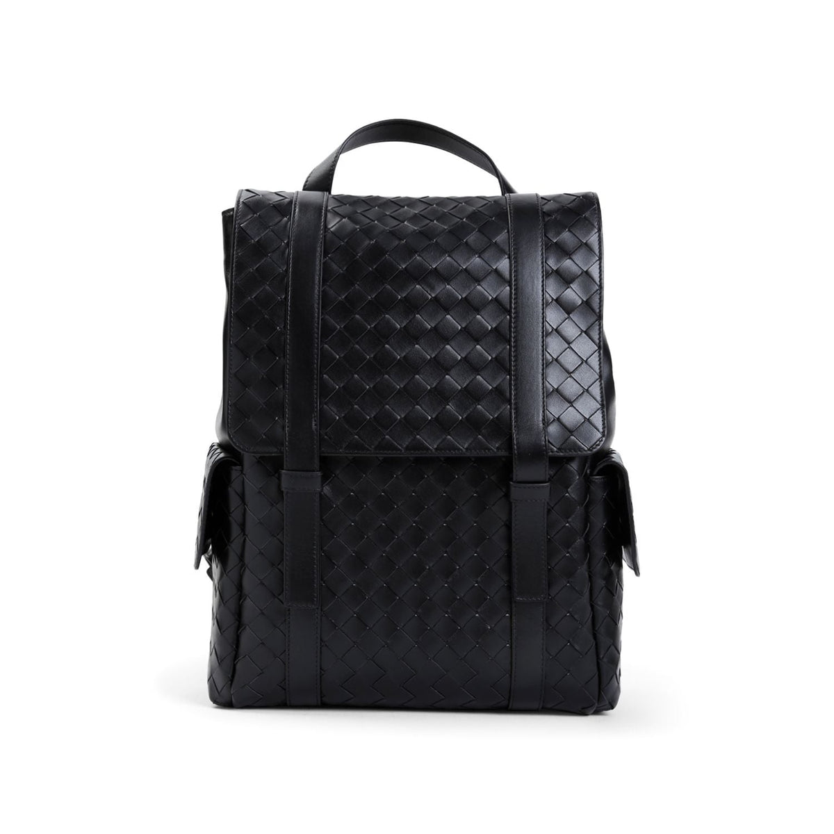 Bottega Veneta Men's Back-To-School Backpack in Black | 805971V2HL1