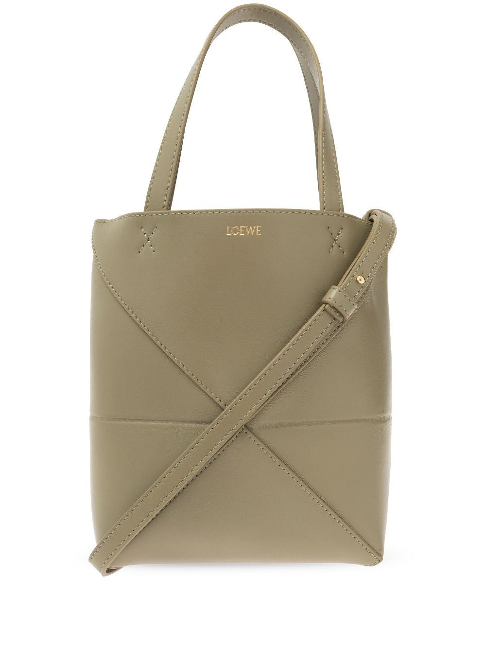 Loewe Women's Puzzle Fold Tote Mini Bag in Eucalyptus | A657V25X01