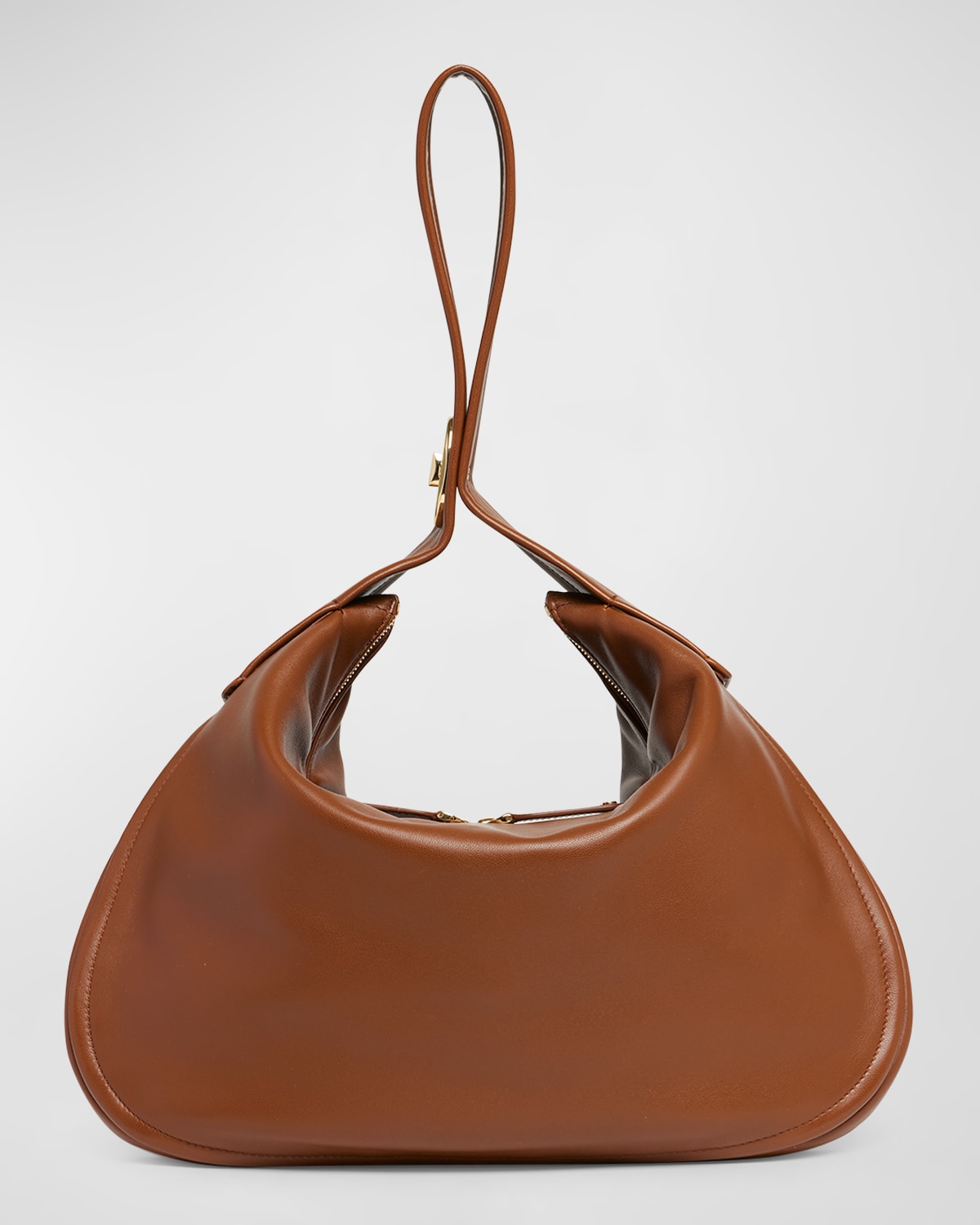 Valentino Große Hobo-Tasche aus Leder „Go“