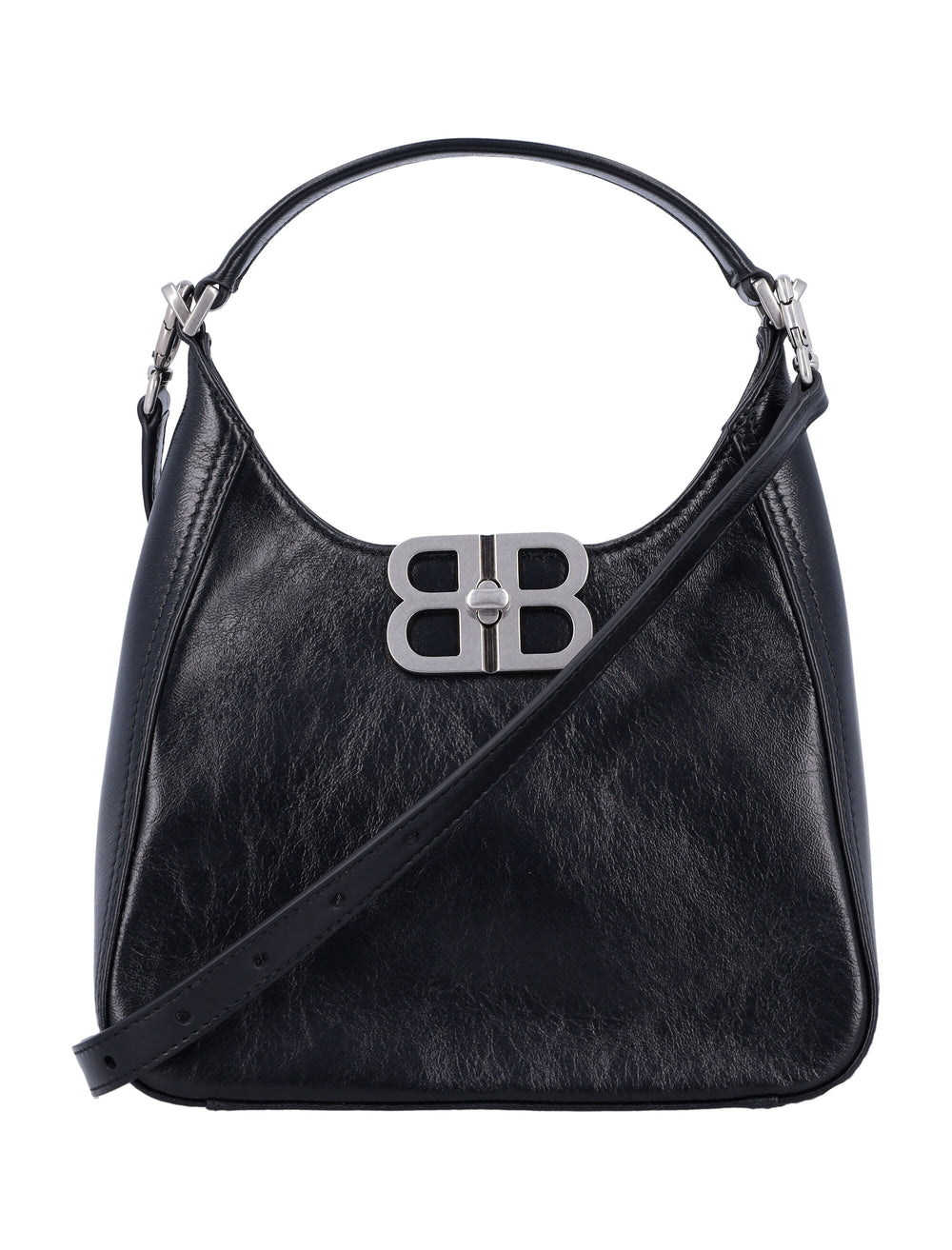 Women's Bb Soft Small Hobo Bag in Black | 24A8019282ABFJ Color 1000