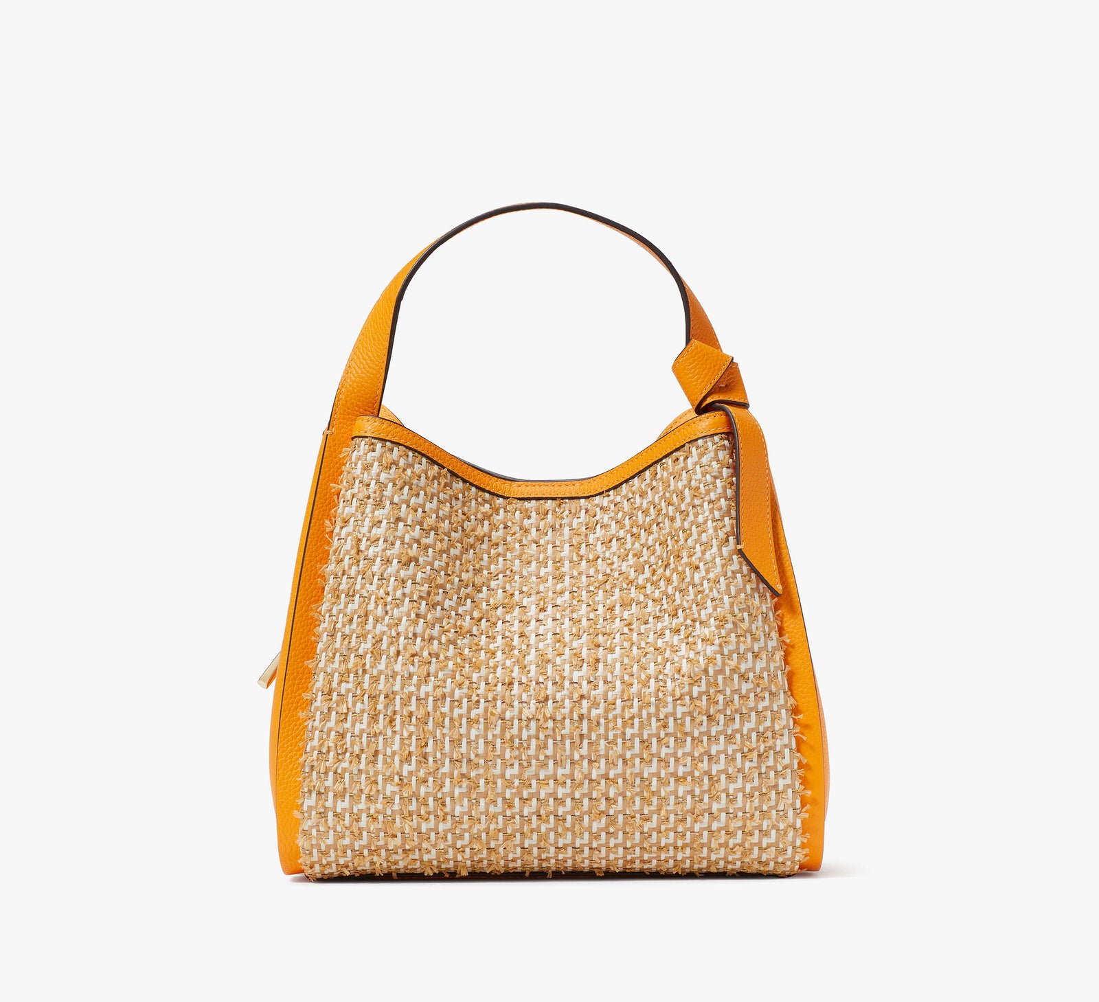 Kate Spade New York Knott Raffia Tweed Medium Crossbody Tote