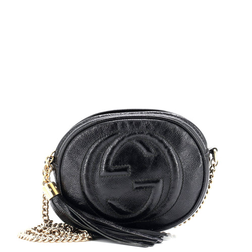 GUCCI Soho Chain Bag Patent Mini