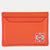 Orange Leather Anagram Card Holder