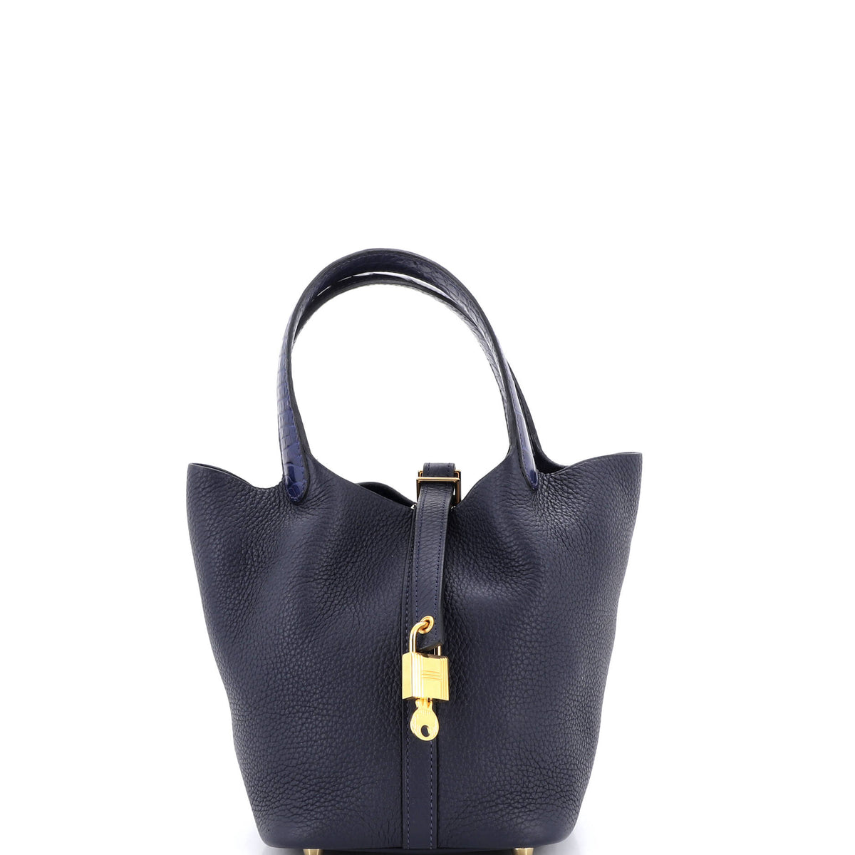 Herm?s Touch Picotin Lock Bag Clemence with Matte Alligator PM