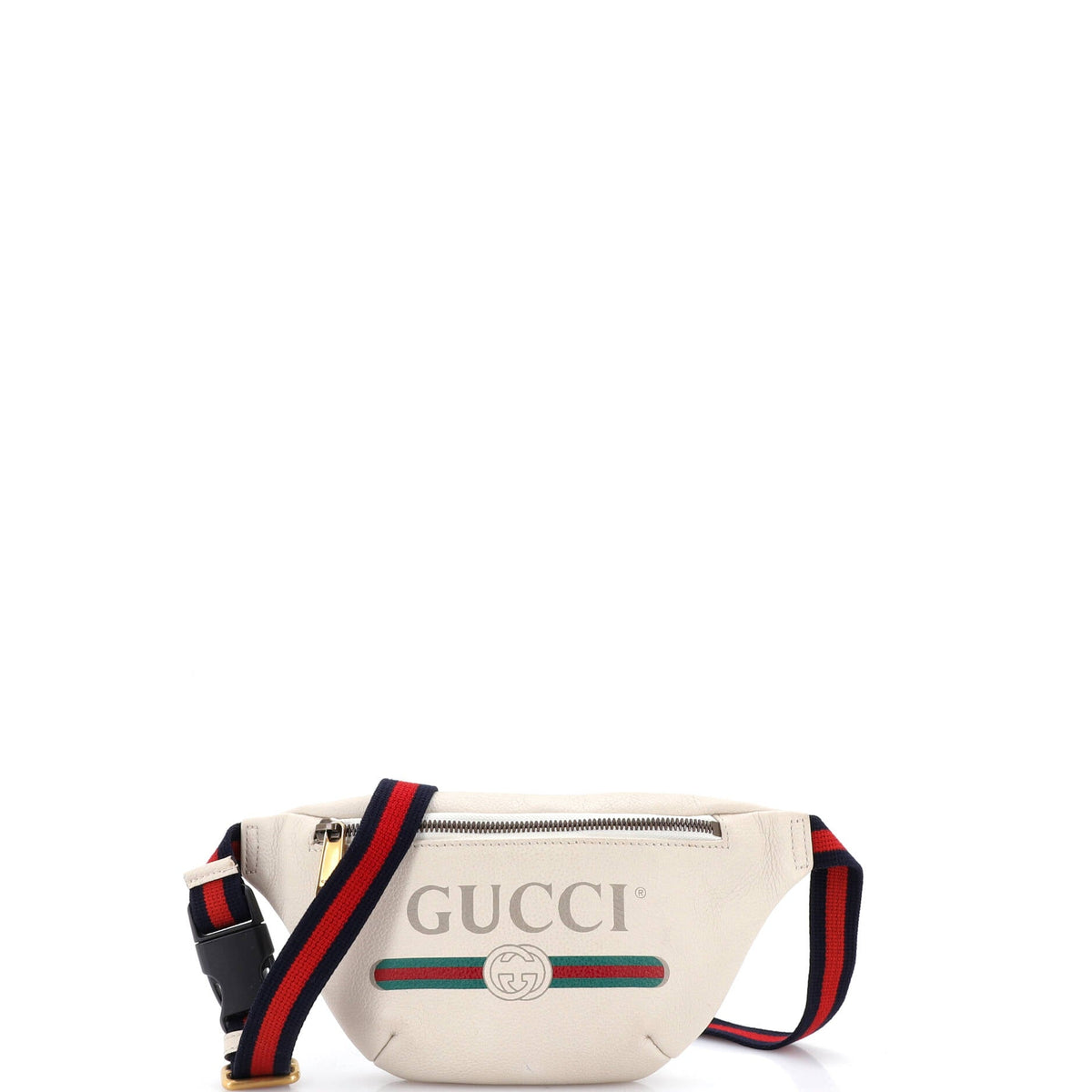 Gucci GUCCI Logo Belt Bag Printed Leather Small